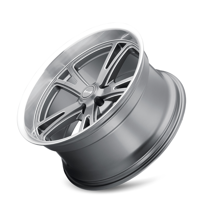 Ridler 606 Gray Set - 63-87 C10 - Staggered 18"-20"