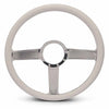 Eddie Motorsports Steering Wheels, Polished Linear - 15"