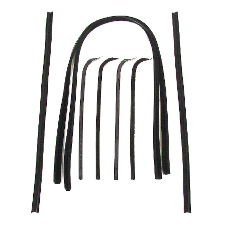 Precision Beltline Molding / Glass Run Kit (Chrome) - 67-70 F100