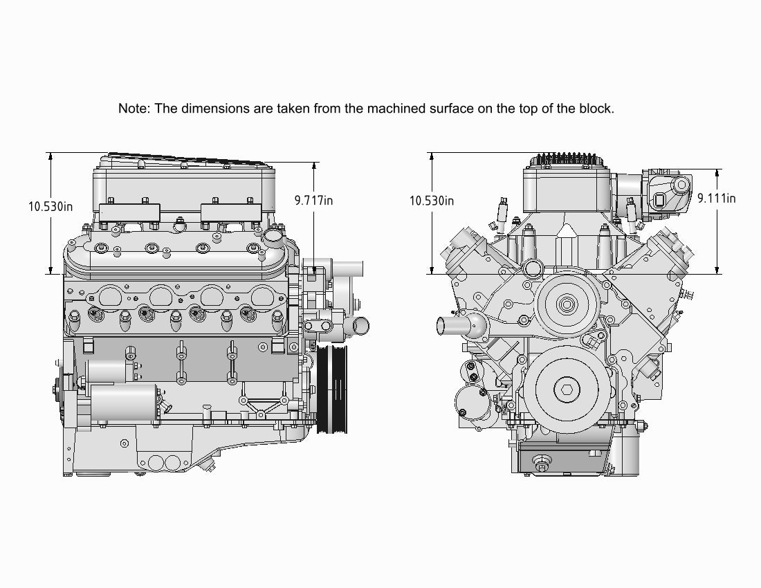 Lokar '63 Chevy Fuel Style Intake Kit - Cathedral Port