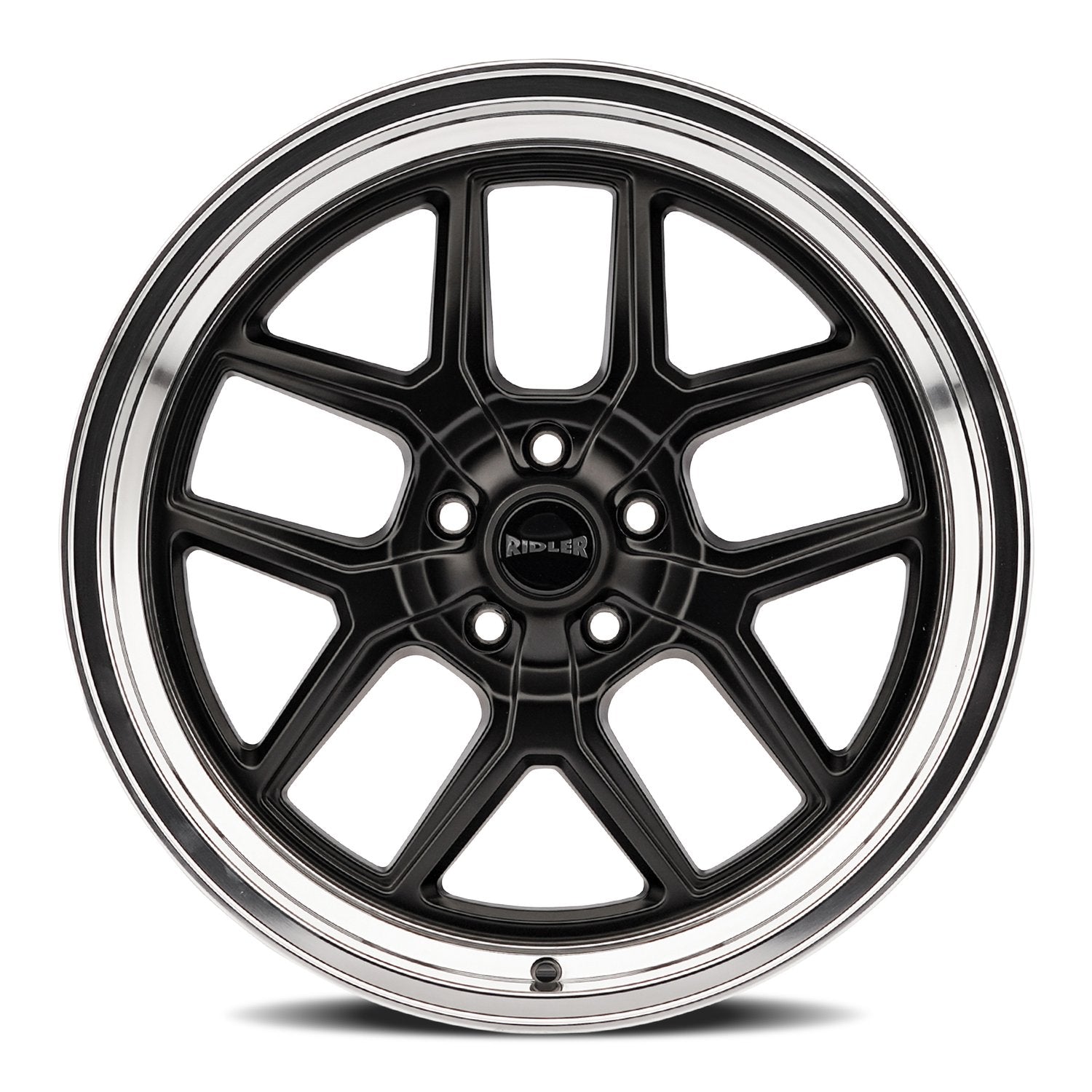Ridler 610 Black Set - 63-87 C10 - Staggered 20"