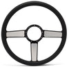 Eddie Motorsports Steering Wheels, Machined Black Linear - 15"