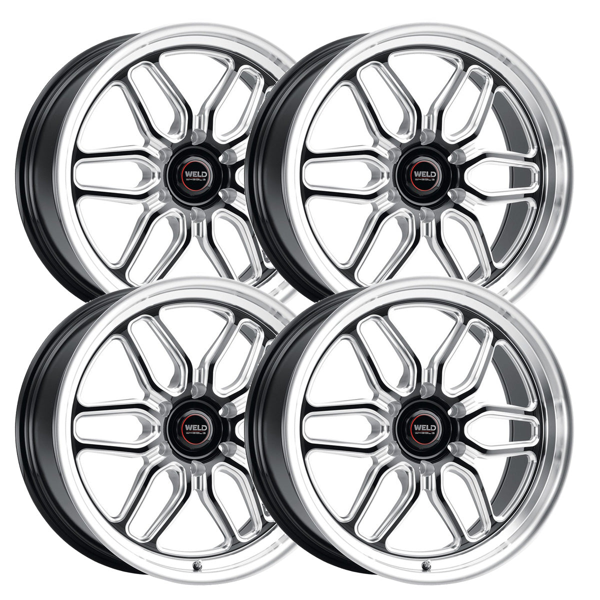 Weld Racing S153 Laguna 6 Drag Set - 15-23 F150 - 17"-20"
