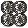Niche Calabria Matte Black Set - Late Model GM Truck / SUV - 20"-24"