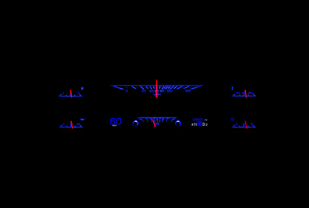 Dakota Digital HDX Gauges - 67-72 F100