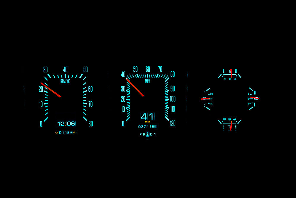 Dakota Digital RTX Gauges - 73-79 F100 / 78-79 BRONCO