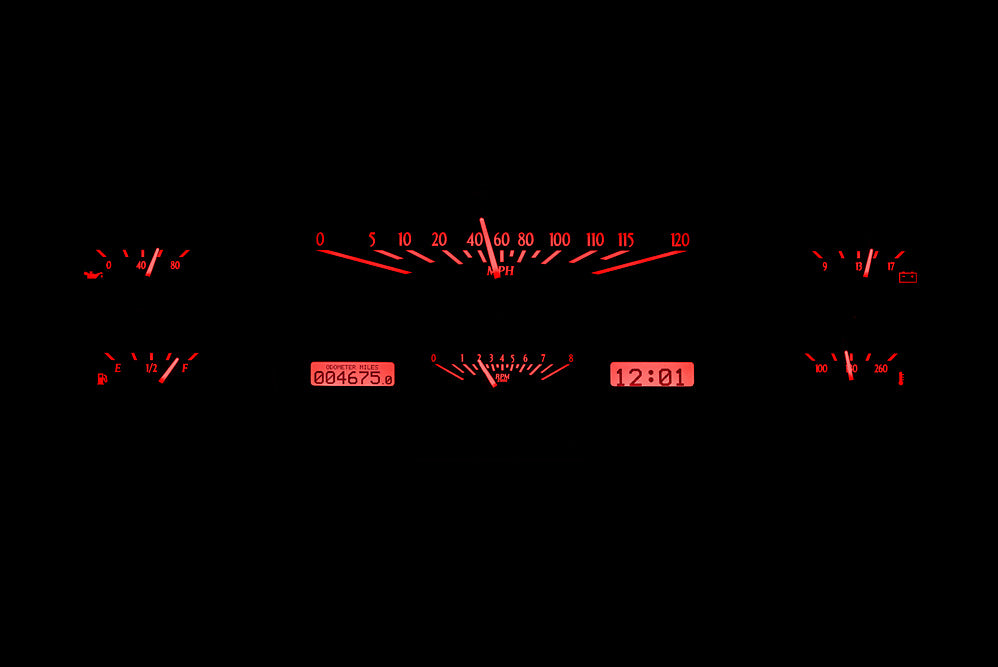 Dakota Digital VHX Gauges - 65-66 F100 Custom Cab