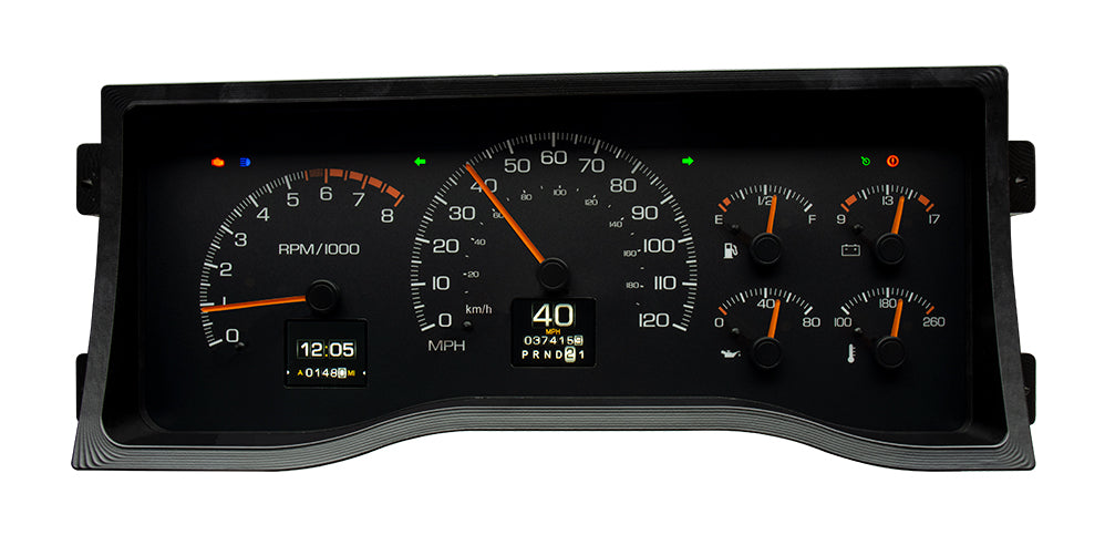 Dakota Digital RTX Gauges - 95-98 GM Truck / 95-99 SUV
