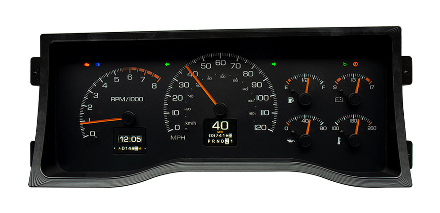 Dakota Digital RTX Gauges - 95-98 GM Truck / 95-99 SUV