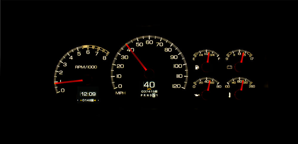 Dakota Digital RTX Gauges - 95-98 GM Truck / 95-99 SUV