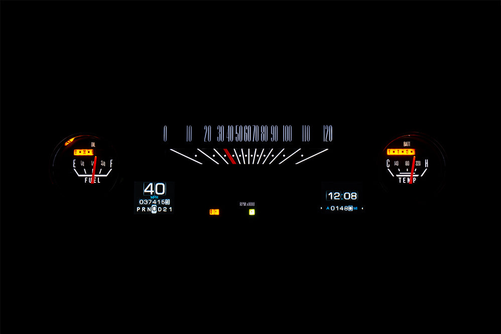 Dakota Digital RTX Gauges - 65-66 F100 Custom Cab