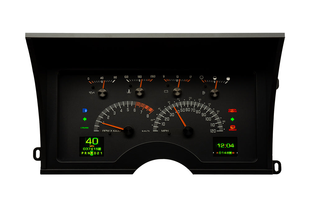 Dakota Digital RTX Gauges - 88-94 GM Truck 1992-94 Style