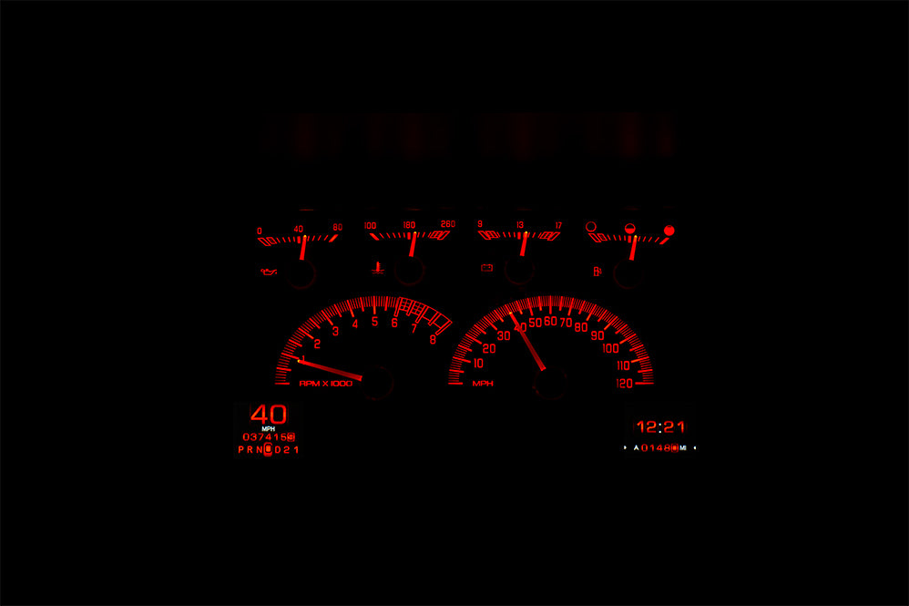 Dakota Digital RTX Gauges - 88-94 GM Truck 1992-94 Style