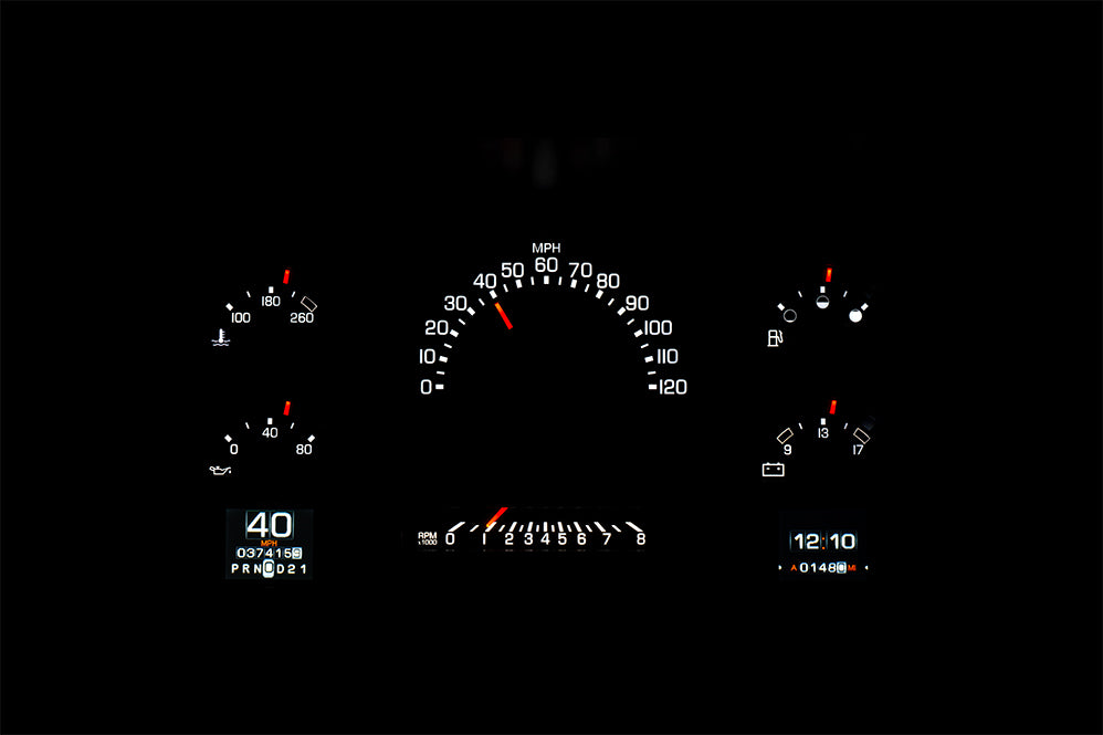 Dakota Digital RTX Gauges - 88-94 GM Truck 1988-91 Style