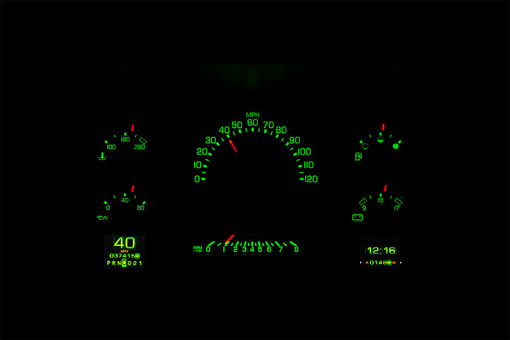 Dakota Digital RTX Gauges - 88-94 GM Truck 1988-91 Style