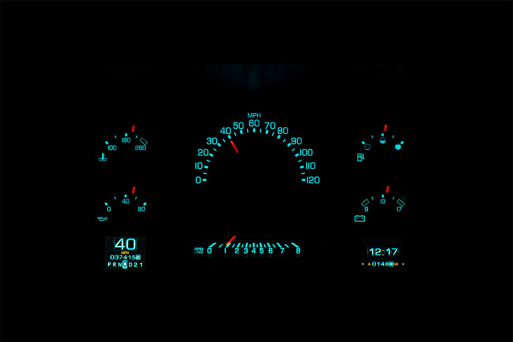 Dakota Digital RTX Gauges - 88-94 GM Truck 1988-91 Style