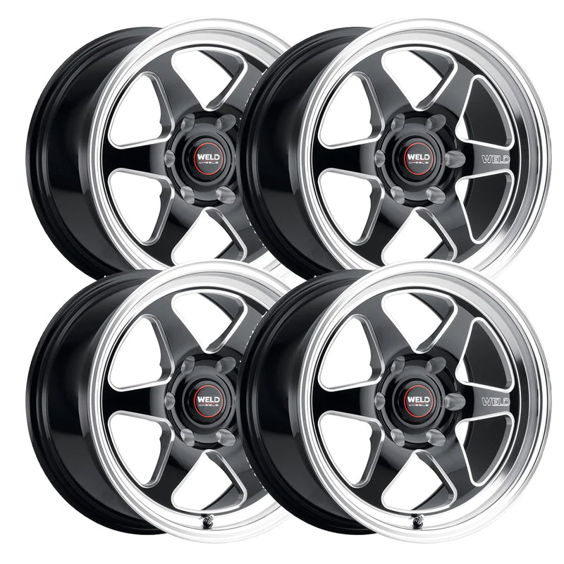 Weld Racing S156 Ventura 6 Drag Set - 15-23 F150 - 17"-20"