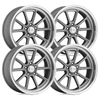 American Racing VN510 Draft Gray Set - 63-87 C10 - Staggered 18"-20"