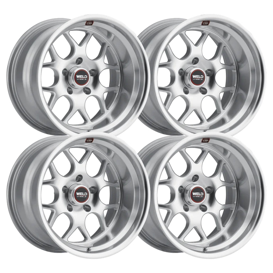 Weld Racing S110 Solana Machined Set - 63-87 C10 - Staggered 18"-22"
