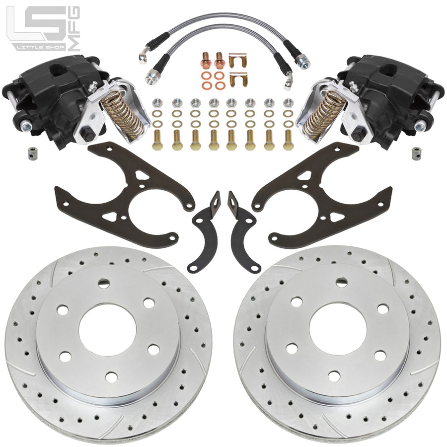 MFG Rear Disc Kit (For 11" Drum) - 88-98 GM Truck / SUV (6-Lug)