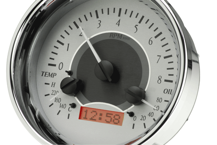 Dakota Digital VHX Universal Dual Round Gauge Set