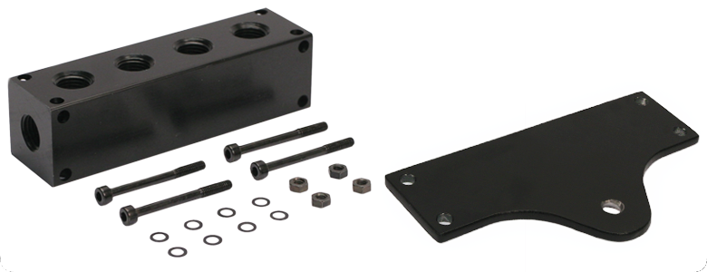 6-Port NPT Billet Manifold