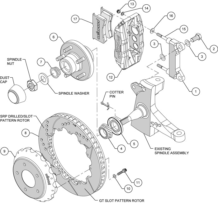 Wilwood 13" Front Superlite 6R - 60-87 C10