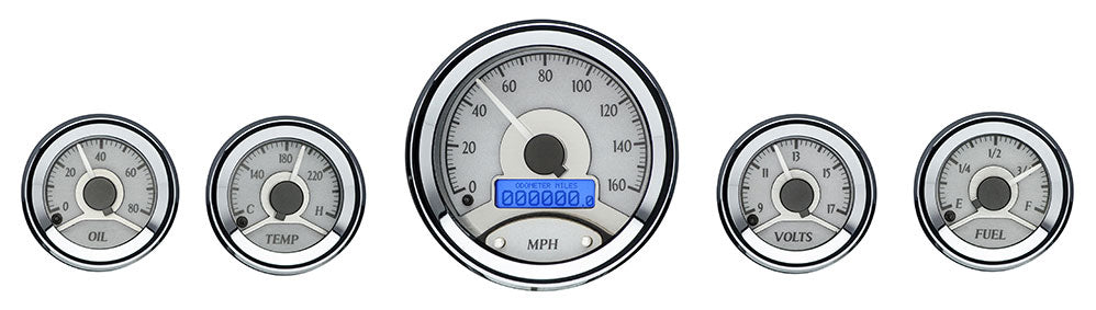 Dakota Digital VHX Universal Round Gauge Set