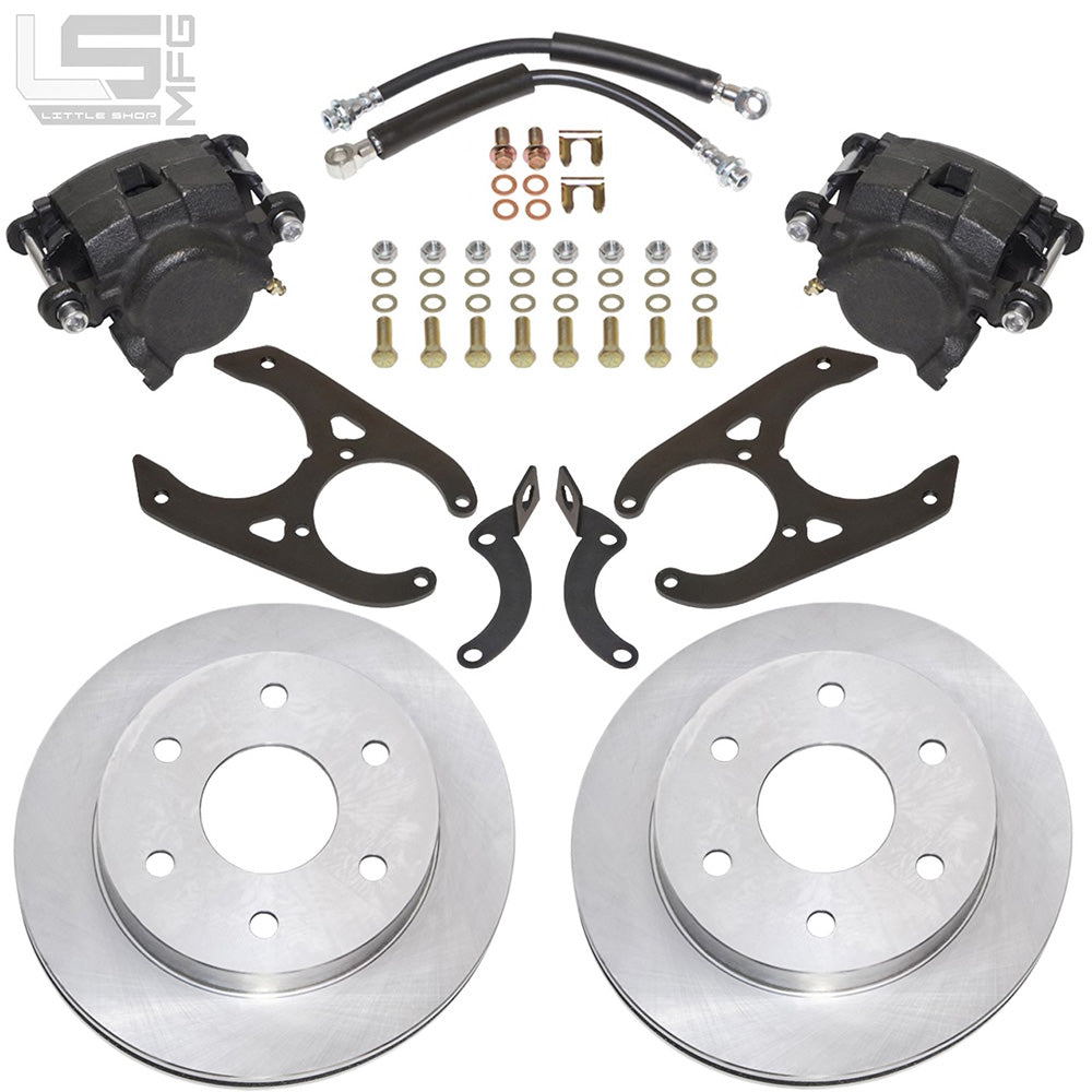 MFG Rear Disc Kit (For 10" Drum) - 88-98 GM Truck / SUV (6-Lug)