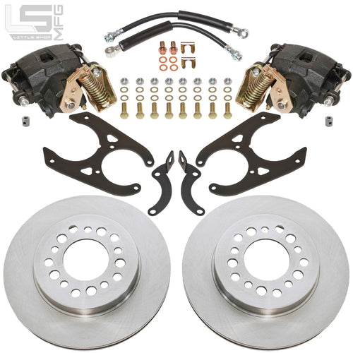 Little Shop Mfg. Rear Disc Kit (For 10" Drum) - 88-98 GM Truck / SUV