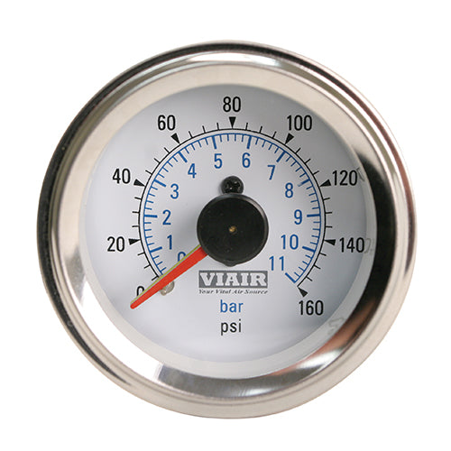 VIAIR 2" Dual Needle Gauge - 160 PSI