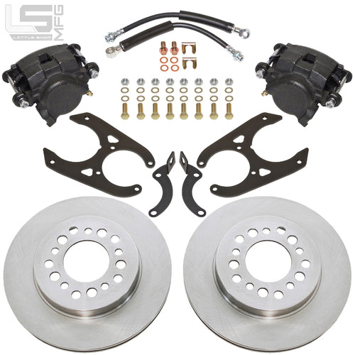 Little Shop Mfg. Rear Disc Kit (For 10" Drum) - 88-98 GM Truck / SUV
