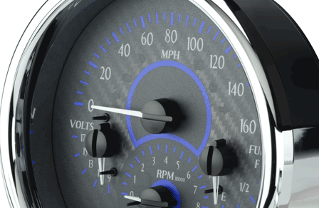 Dakota Digital VHX Universal Triple Round Gauge Set