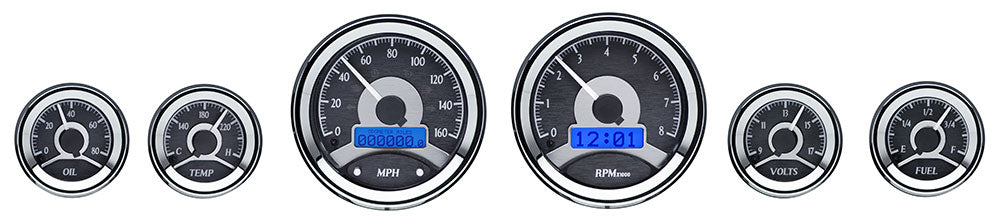 Dakota Digital VHX Universal Round Gauge Set