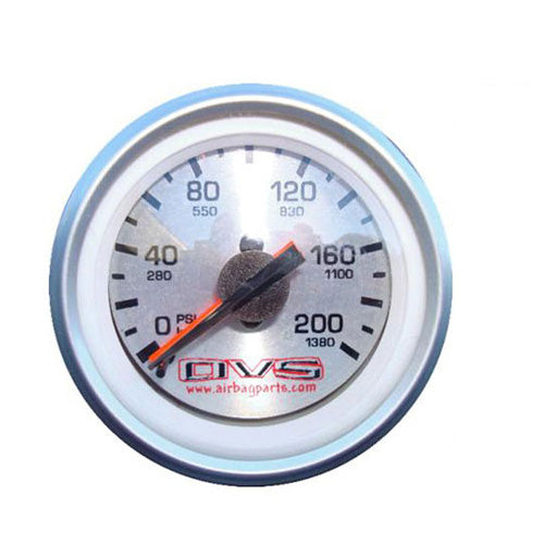 AVS 2" Dual Needle Gauge - 200 PSI