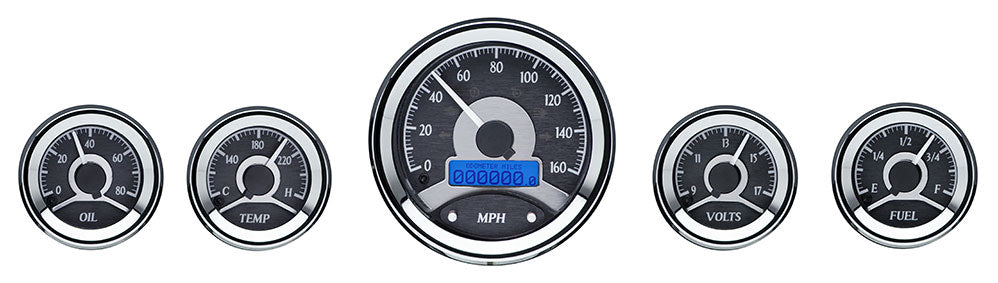 Dakota Digital VHX Universal Round Gauge Set