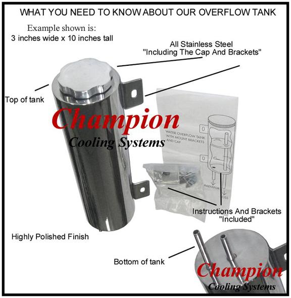 Champion Stainless Steel Overflow Tank