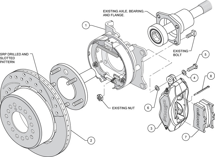 Wilwood 12" Rear Forged Dynalite - 60-87 C10