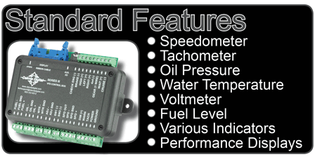 Dakota Digital VFD Universal Elliptical 6 Gauge Set