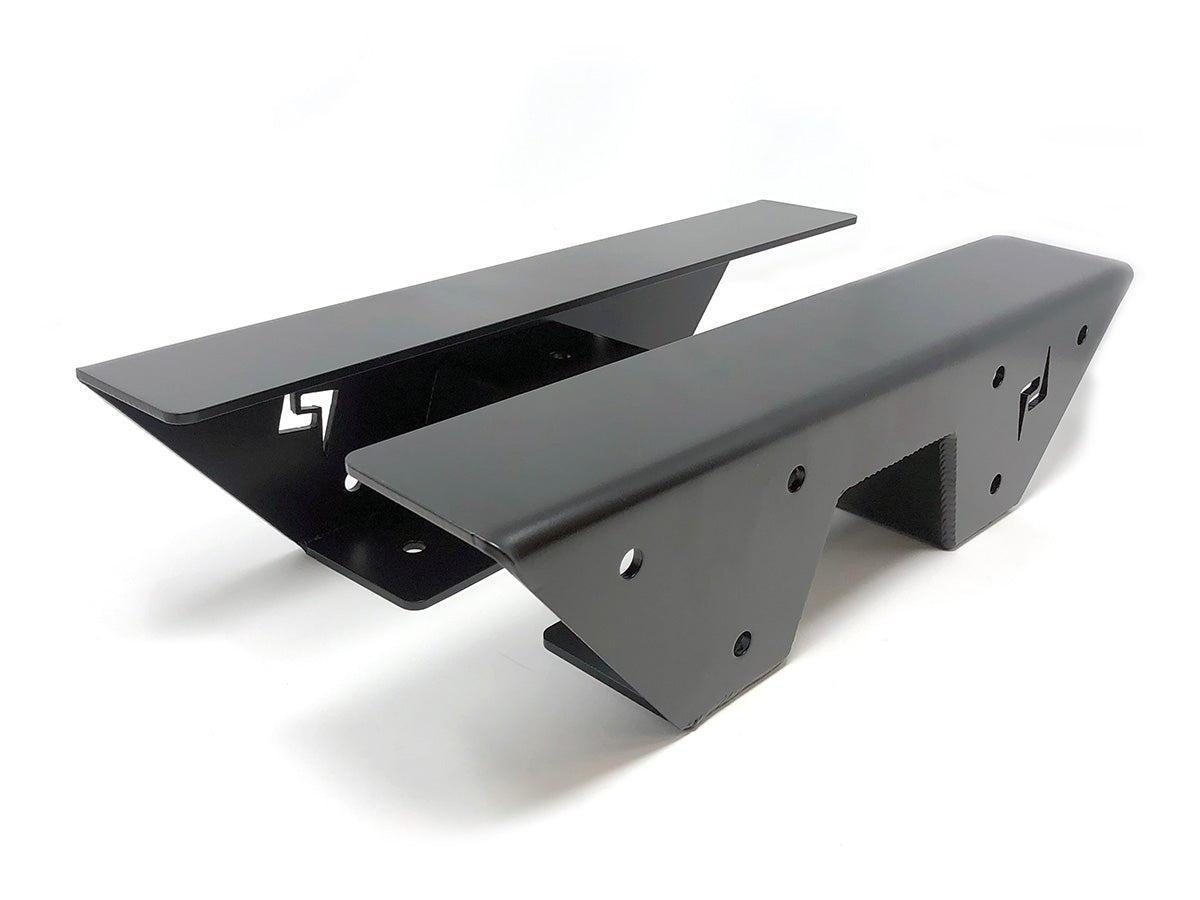 Rear C Notch Kit For 1973-1987 Chevy/GMC C10 C20 C30 - Bolt-on Frame Modification Black Powder Coated
