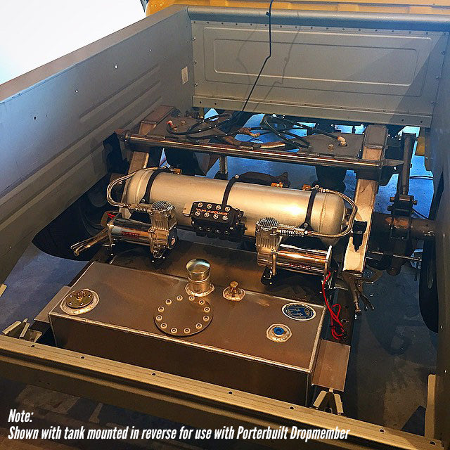 Boyd Aluminum Fuel Tank A1000 (EFI/Bed Fill) - 55-59 GM Truck