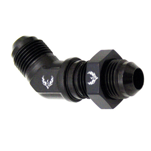 Phenix -6 AN Bulkhead Flare Union, 45 Degree