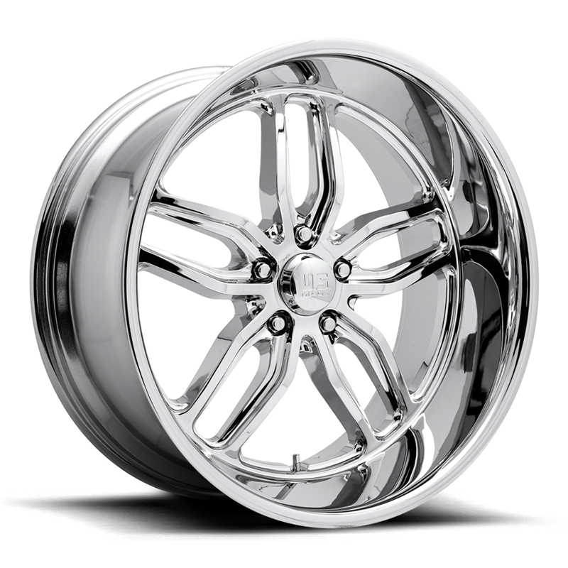 US Mag U127 C-Ten Chrome Set - 63-87 C10 - Staggered 18"-22"
