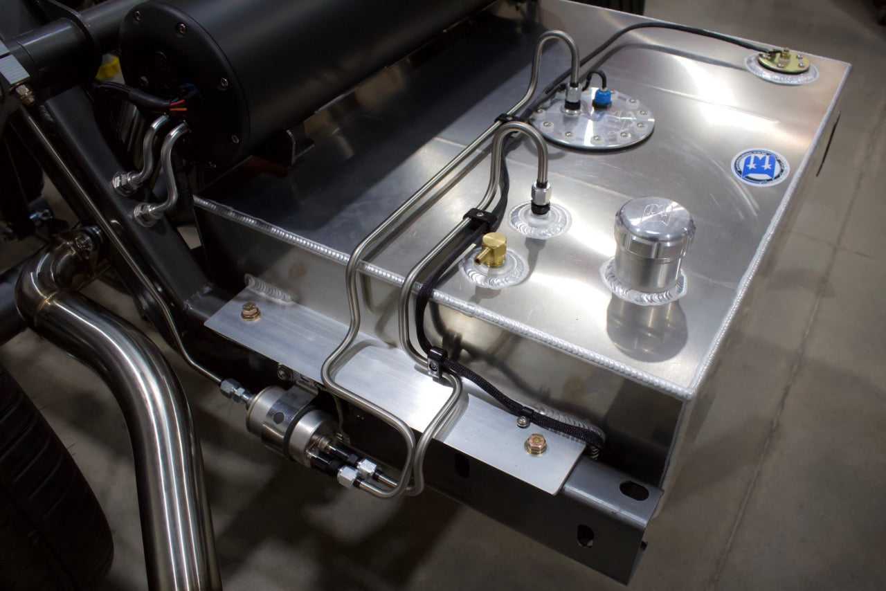 Boyd Aluminum Gas Tank (Bed Fill) - Choppin' Block Backhalf