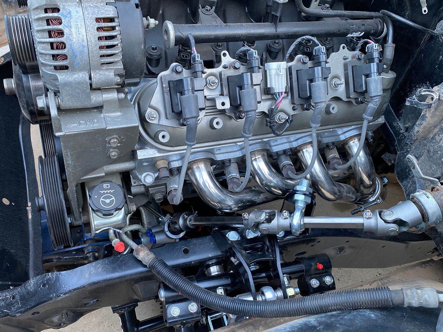 QA1 Front Retrofit Crossmember System - 73-87 C10 / 63-91 2wd SUV