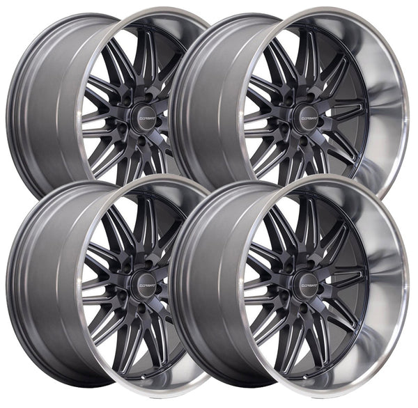 Corsart Alcatraz Gunmetal R508 Set - 63-87 C10 - Staggered 20