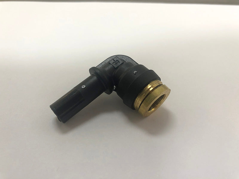 3/8" Hose to 3/8" Stem, 90 Degree