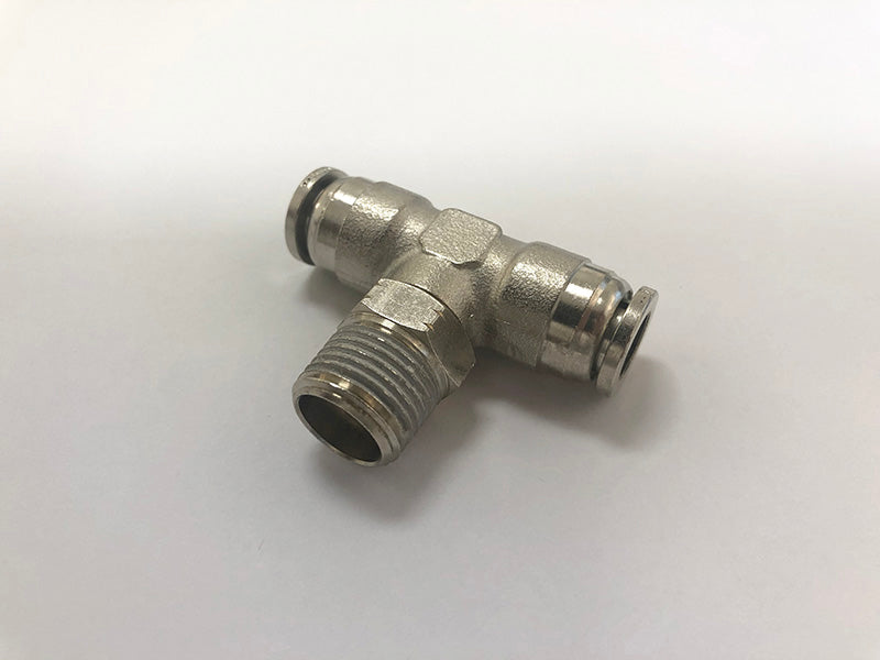 3/8" Hose - 3/8" Hose - 3/8" MNPT, Branch Tee