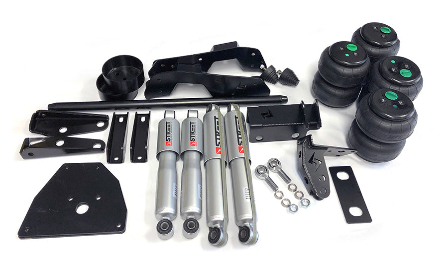 Complete 3/8" Manifold Air Suspension Kit W/Black 480 Fits 1963-72 Che - Foto 8