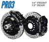Pro3 WILWOOD 60-87 C10 14" / 13" Brake Kit